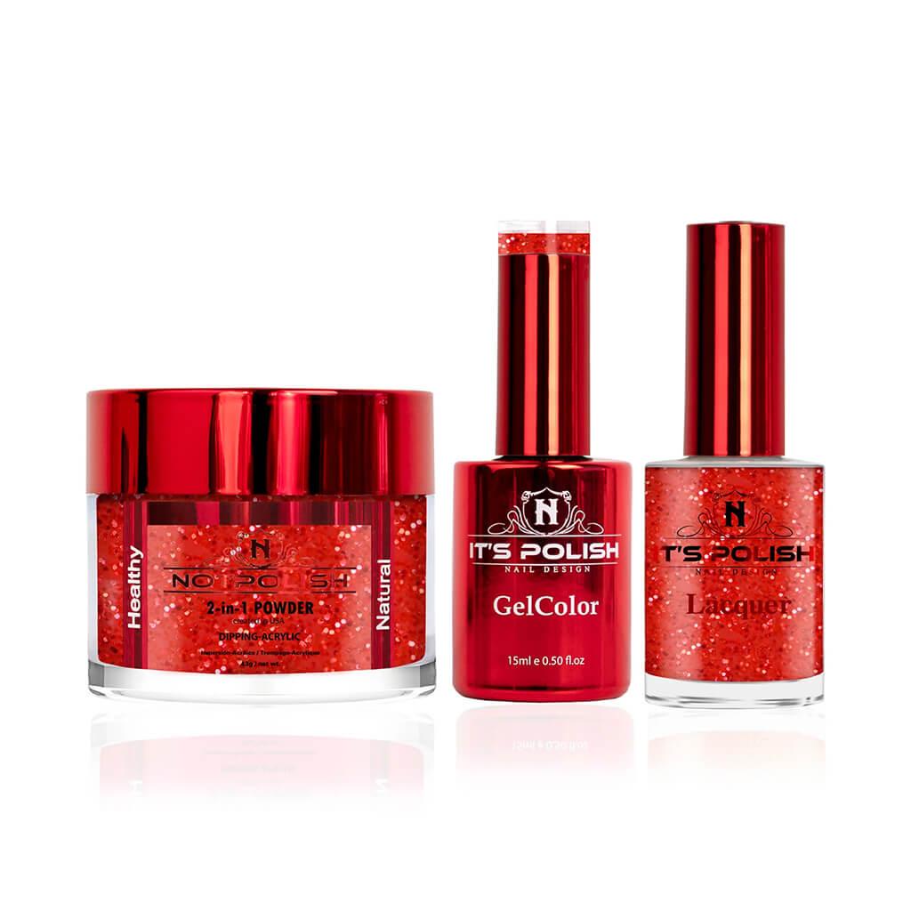 NotPolish Trio Gel + Lacquer + Dip Powder - M 28 Red Fox