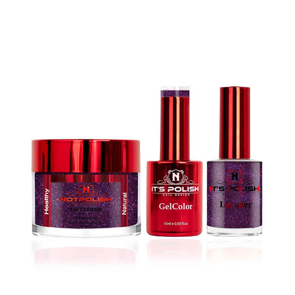 NotPolish Trio Gel + Lacquer + Dip Powder - M 63 Royal At Midnight