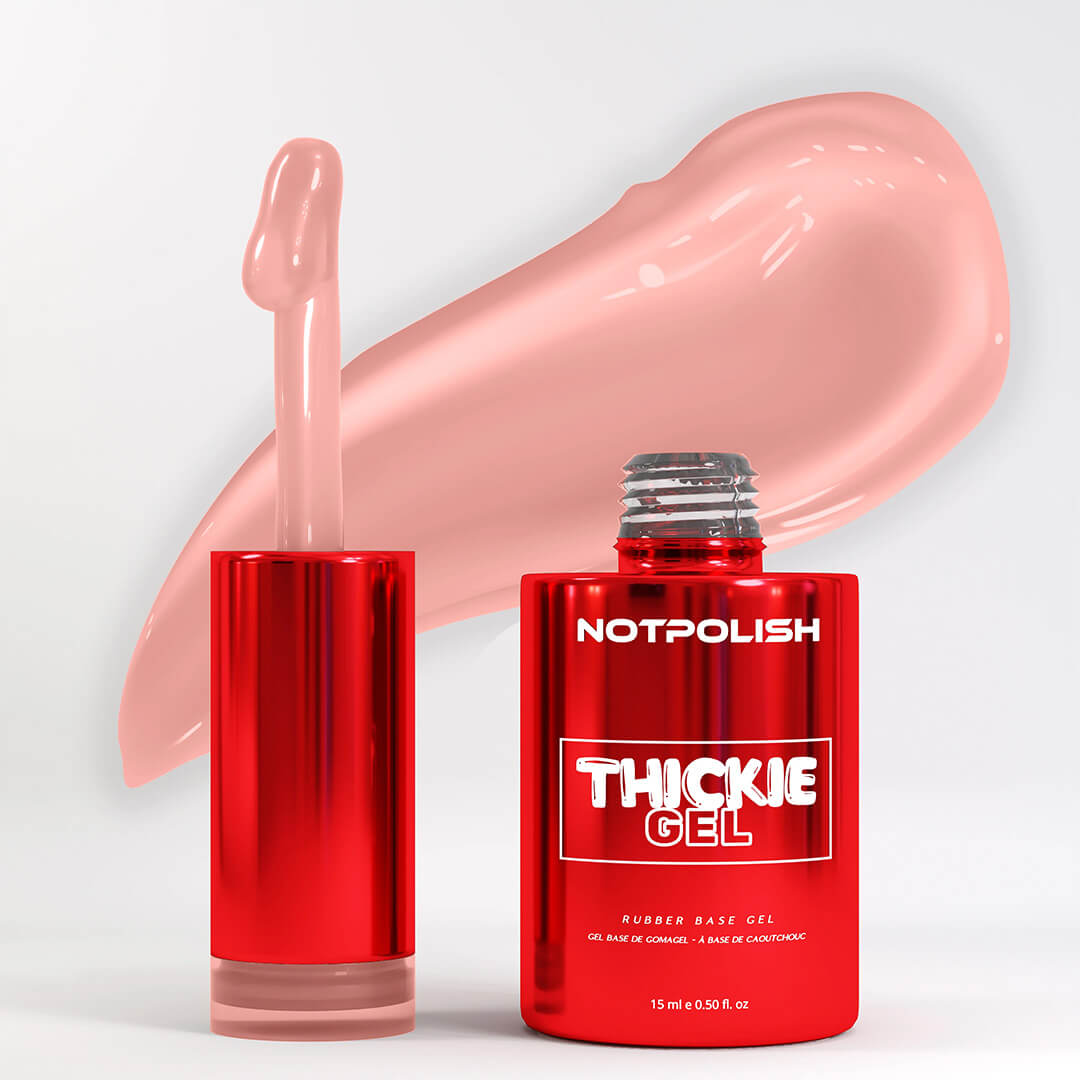 Notpolish Rubber Base Gel THICKIE GEL 0.5 Oz - TG14  BALLERINA