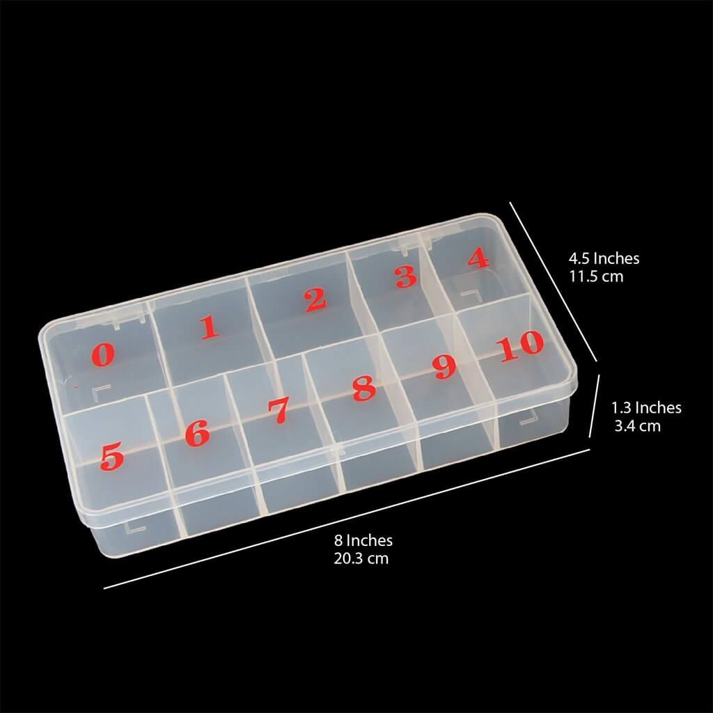 Empty Cloudy Plastic Tip Box