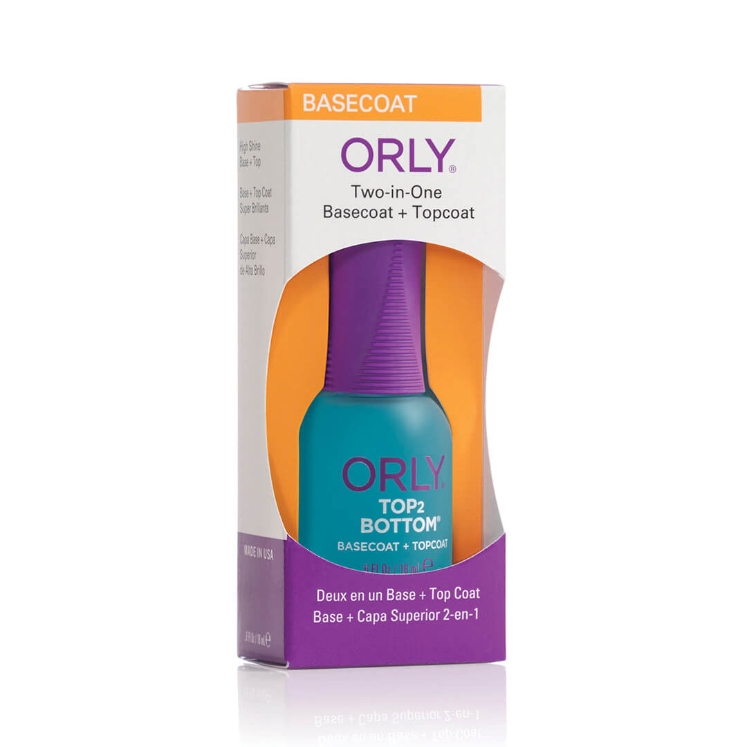 Orly Top 2 Bottom Two-in-One Base Coat + Top Coat 0.6 oz