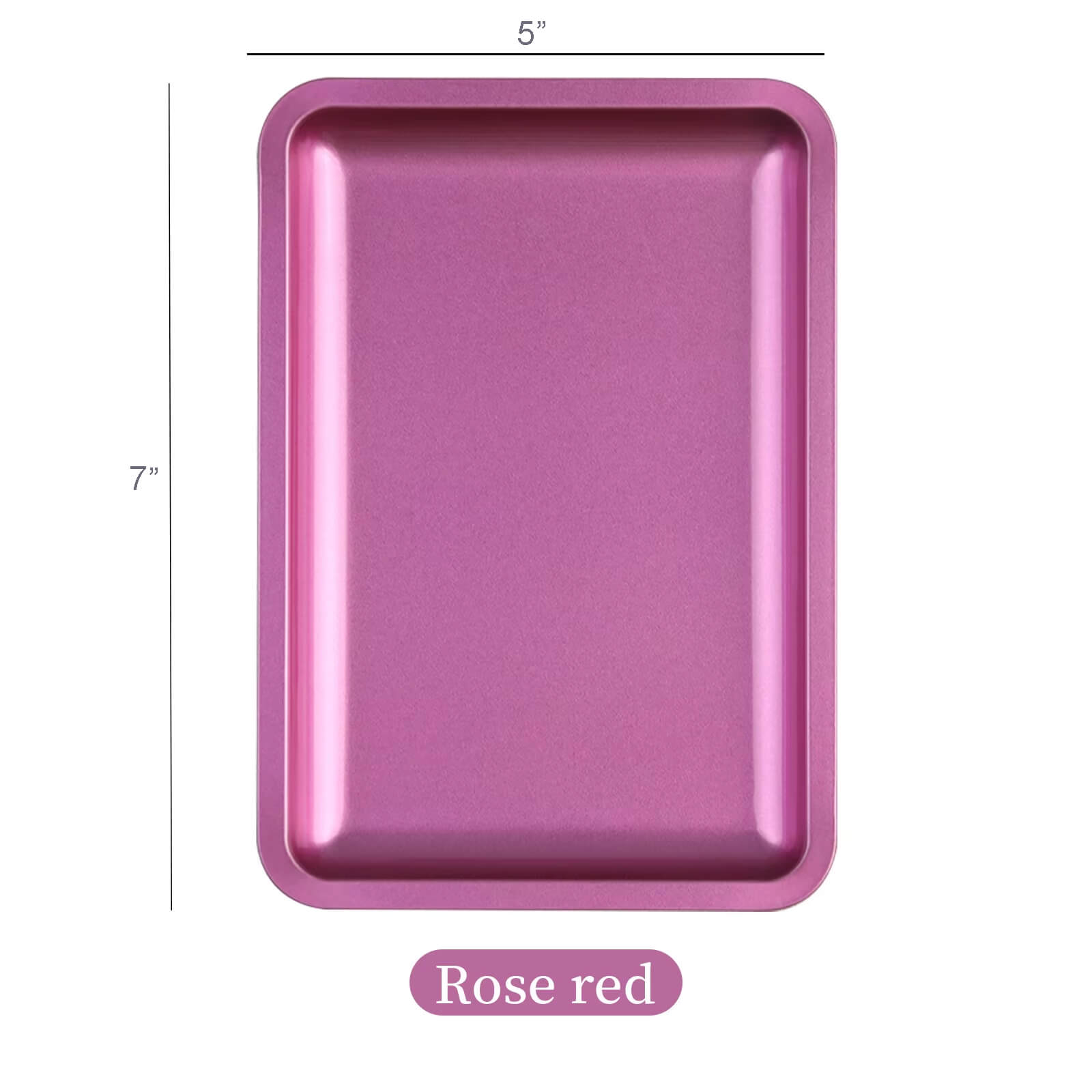 Nail Art Utility Tray - Rose Red