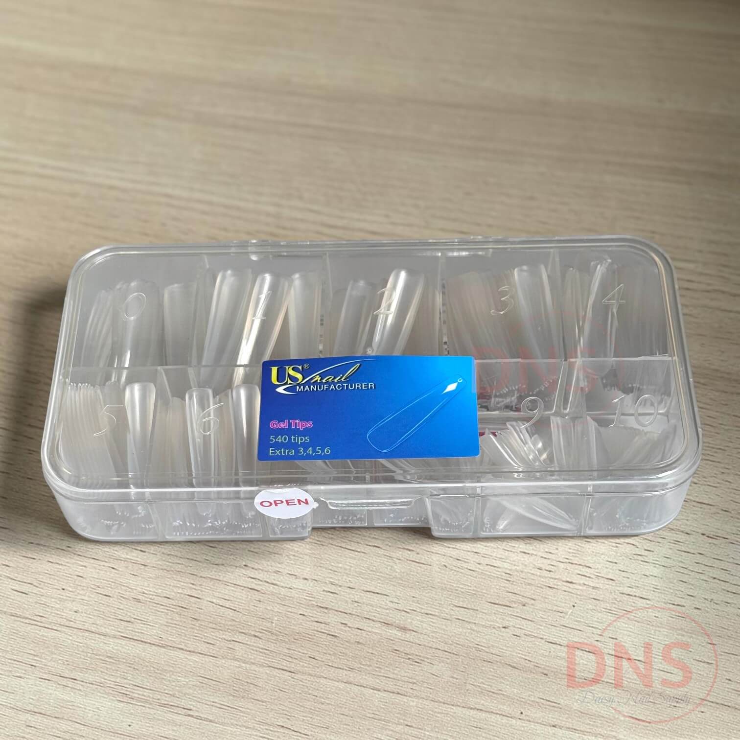 US Nail Manufacturer - Gel Tip 540 Tips/Box