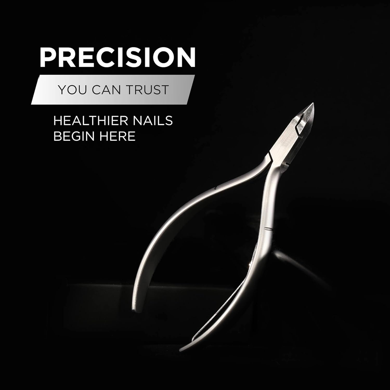 Vanfa Cuticle Nipper - Stainless Steel - Square Head - Single Spring - VF05 Jaw #14