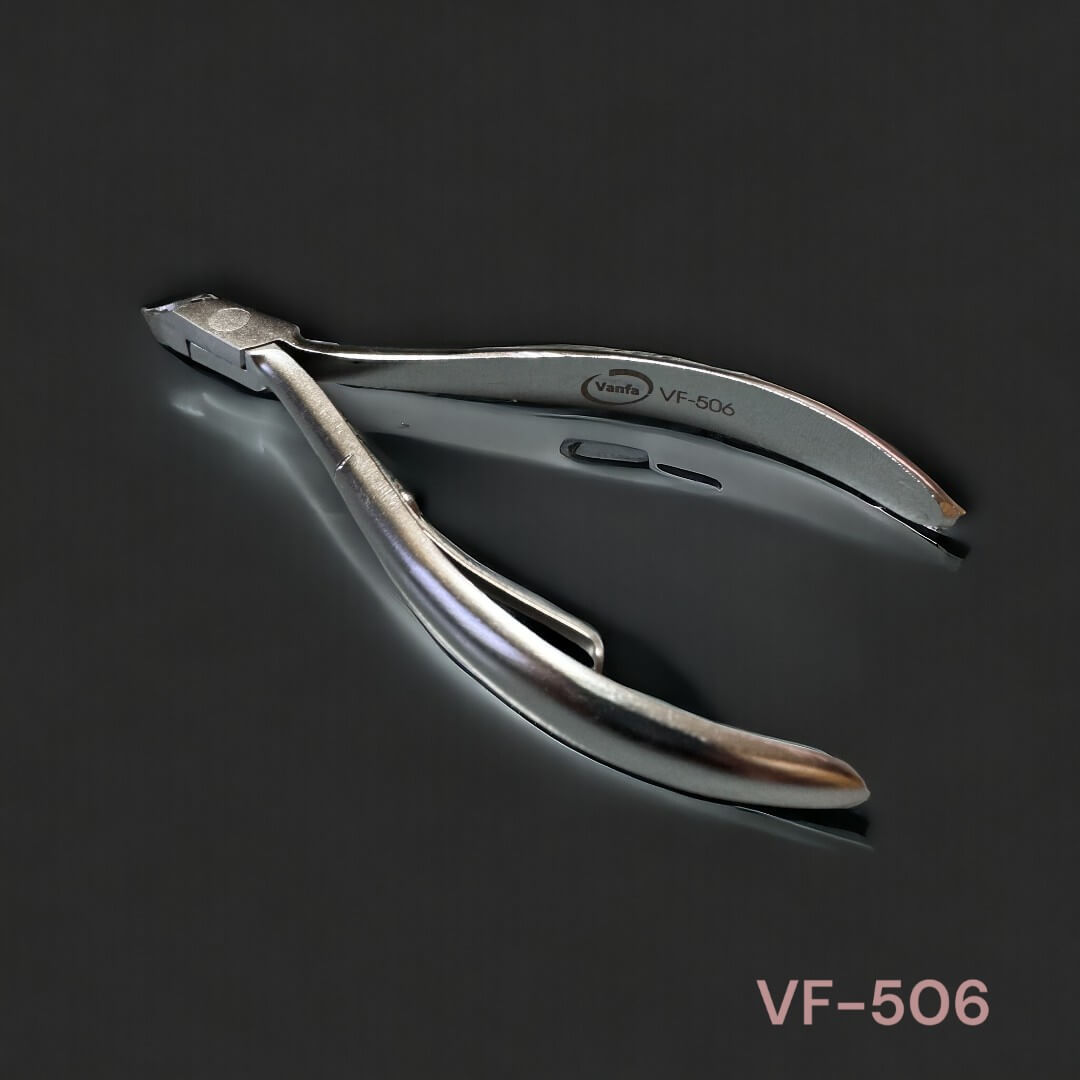 VANFA Cuticle Nipper Hard Steel VF 506 Full Jaw