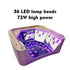 Rechargable LED Nail Lamp 72W - TP 136