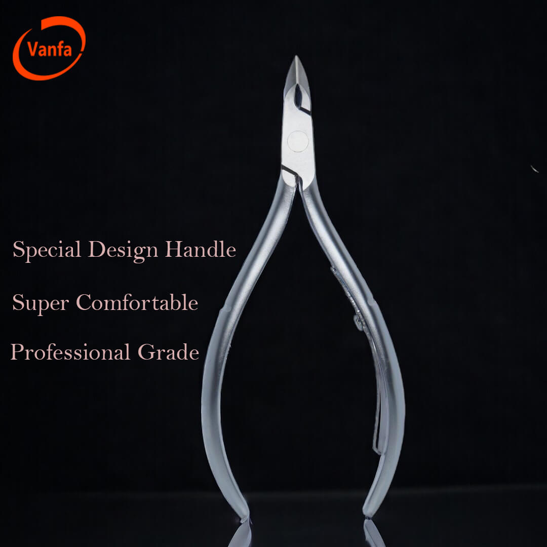 Vanfa Cuticle Nail Nipper - VF02 Square Head - Double Spring - Jaw #16 (6mm)