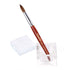 Vanfa Kolinsky Acrylic Nail Brush Red Handle Size #B16 Round Head