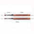 Vanfa Gel Nail Brush set for Builder Gel, Polygel, HardGel, Nail Painting (1 Oval + 1 Square) #79038