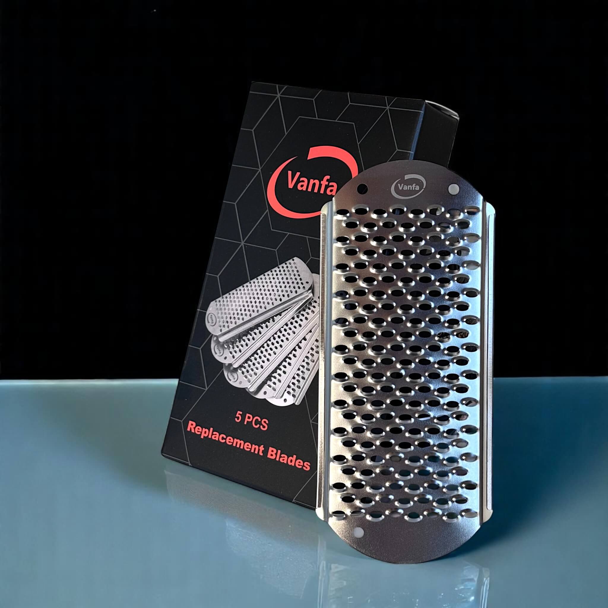 Vanfa Pedicure Foot File Callus Remover - Replacement blade #79018 (Pack of 5)