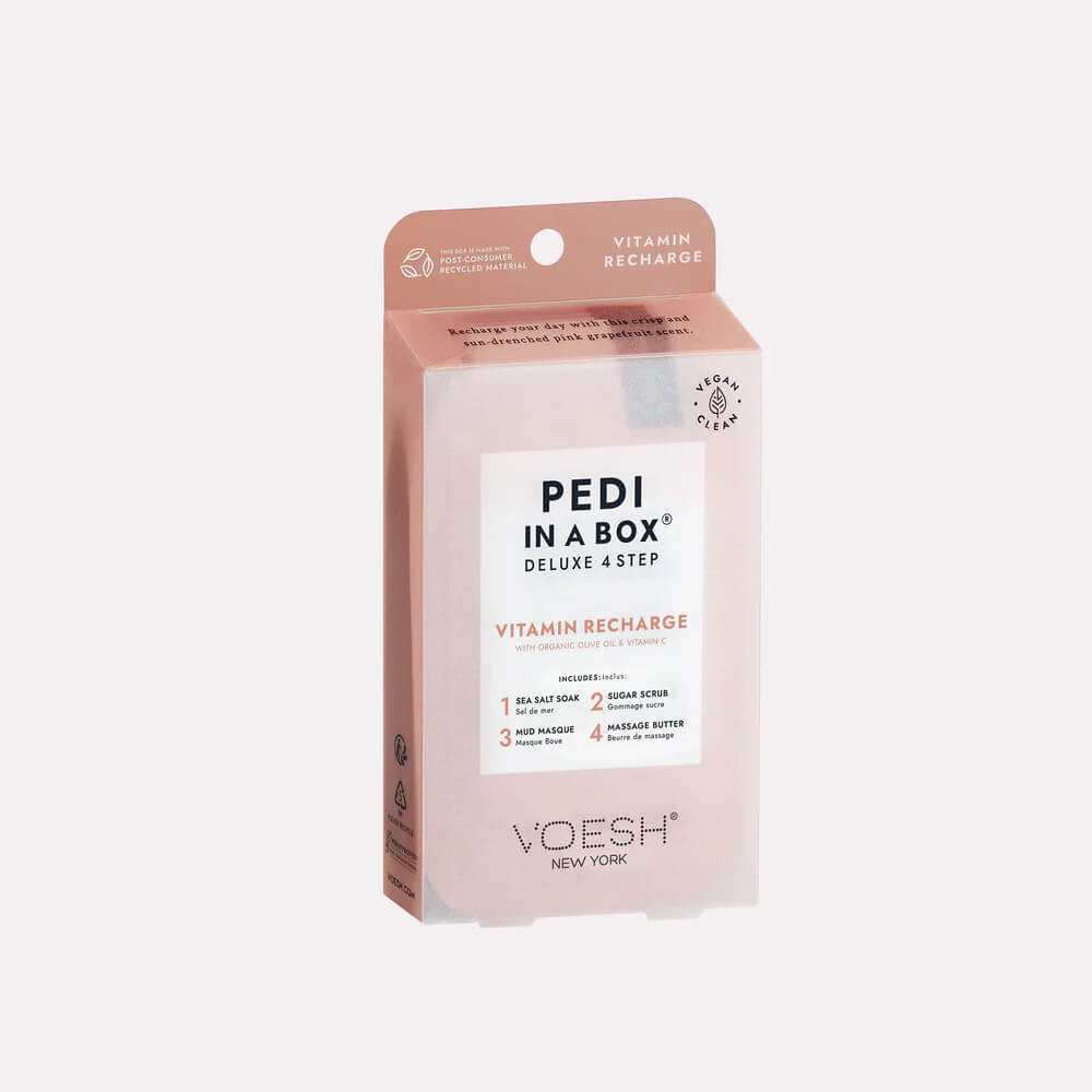 VOESH Pedi In A Box Deluxe 4 Step | VITAMIN RECHARGE