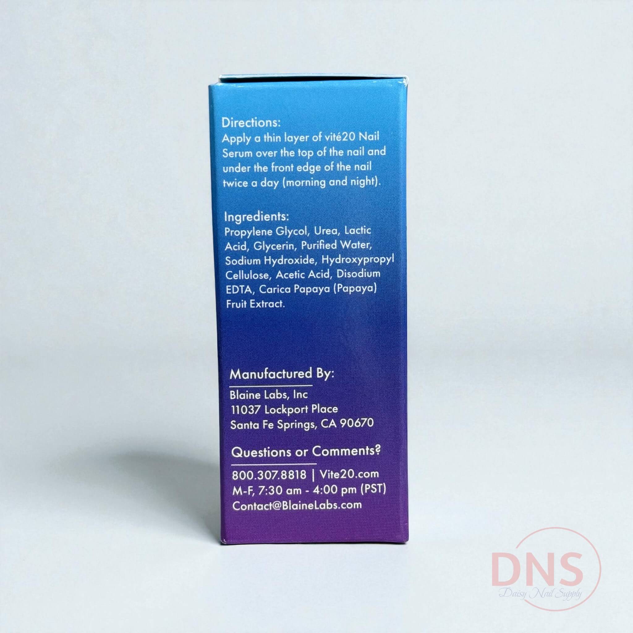 Vite20 Nail Serum Improves Nail health and appearance 0.5 fl oz (Pack of 12)