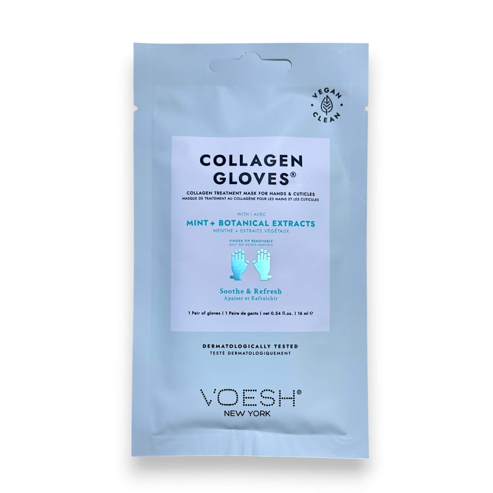 VOESH Collagen Gloves - Mint - Botanical Extracts