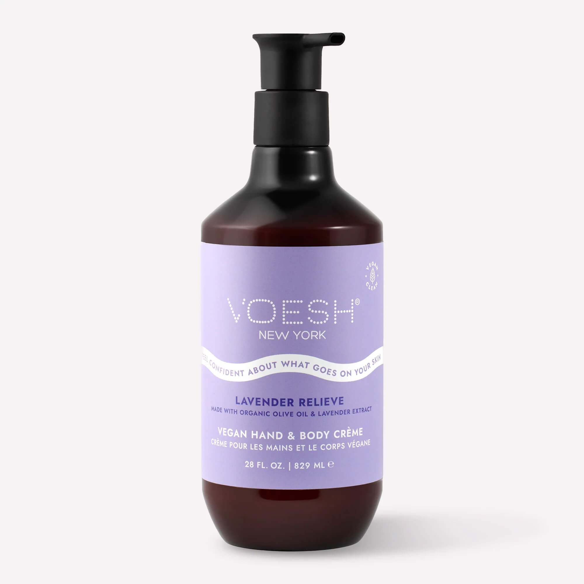 VOESH Vegan Hand & Body Crème 28 oz - Lavender Relieve