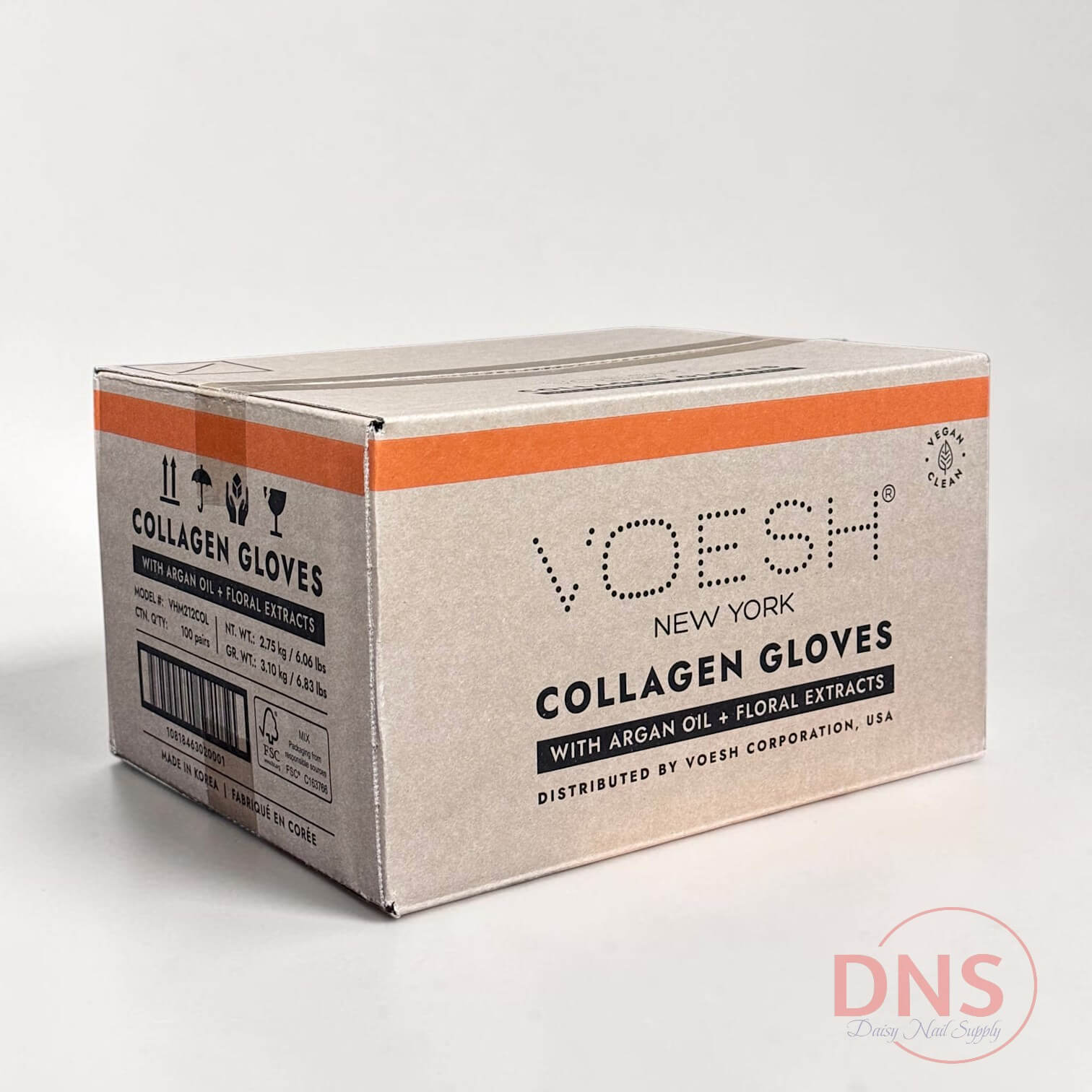 VOESH Collagen Gloves - With Argan Oil + Floral Extracts (Box of 100 Pairs)