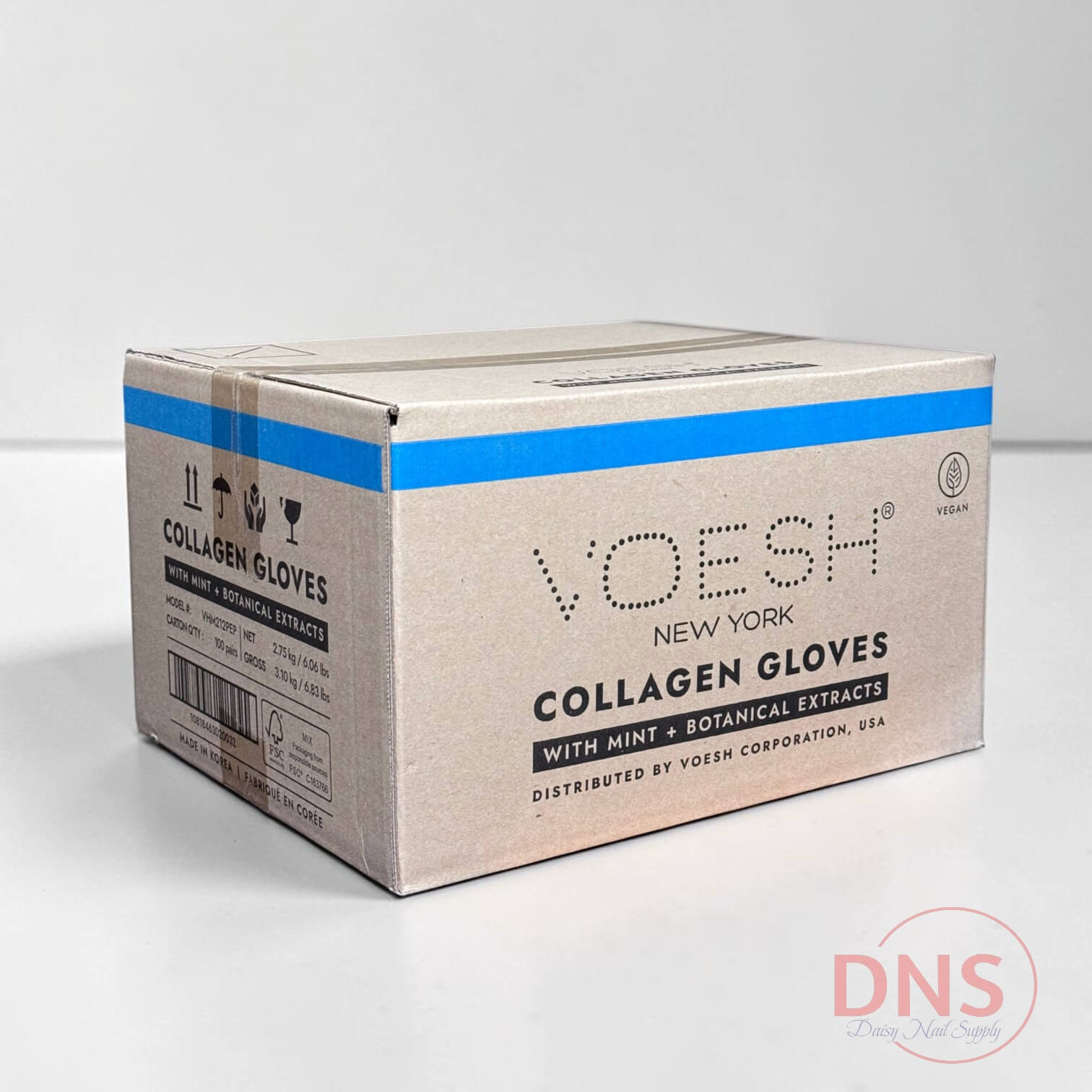 VOESH Collagen Gloves - Mint + Botanical Extracts (Box of 100 Pairs)