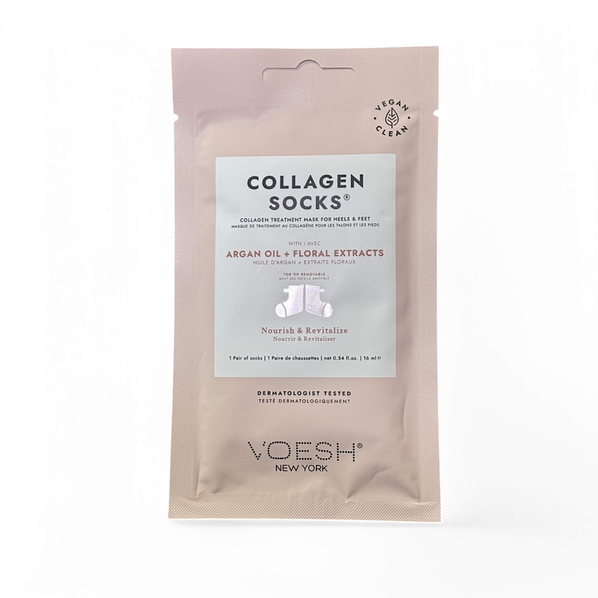 VOESH Collagen Socks - With Argan Oil + Floral Extracts (Pack of 100 Pairs)