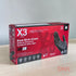 X3 Black Nitrile Glove - Size M (1 Case of 1000 Gloves)