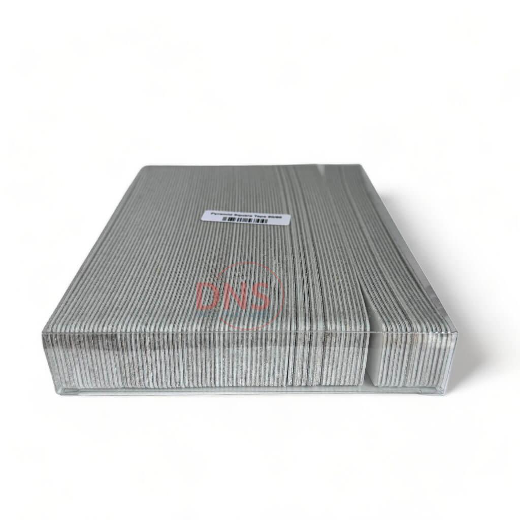 Pyramid Acrylic Nail File - Zebra Jumbo 80/80 grit (80_Files + 1 Black Carbon Tape)