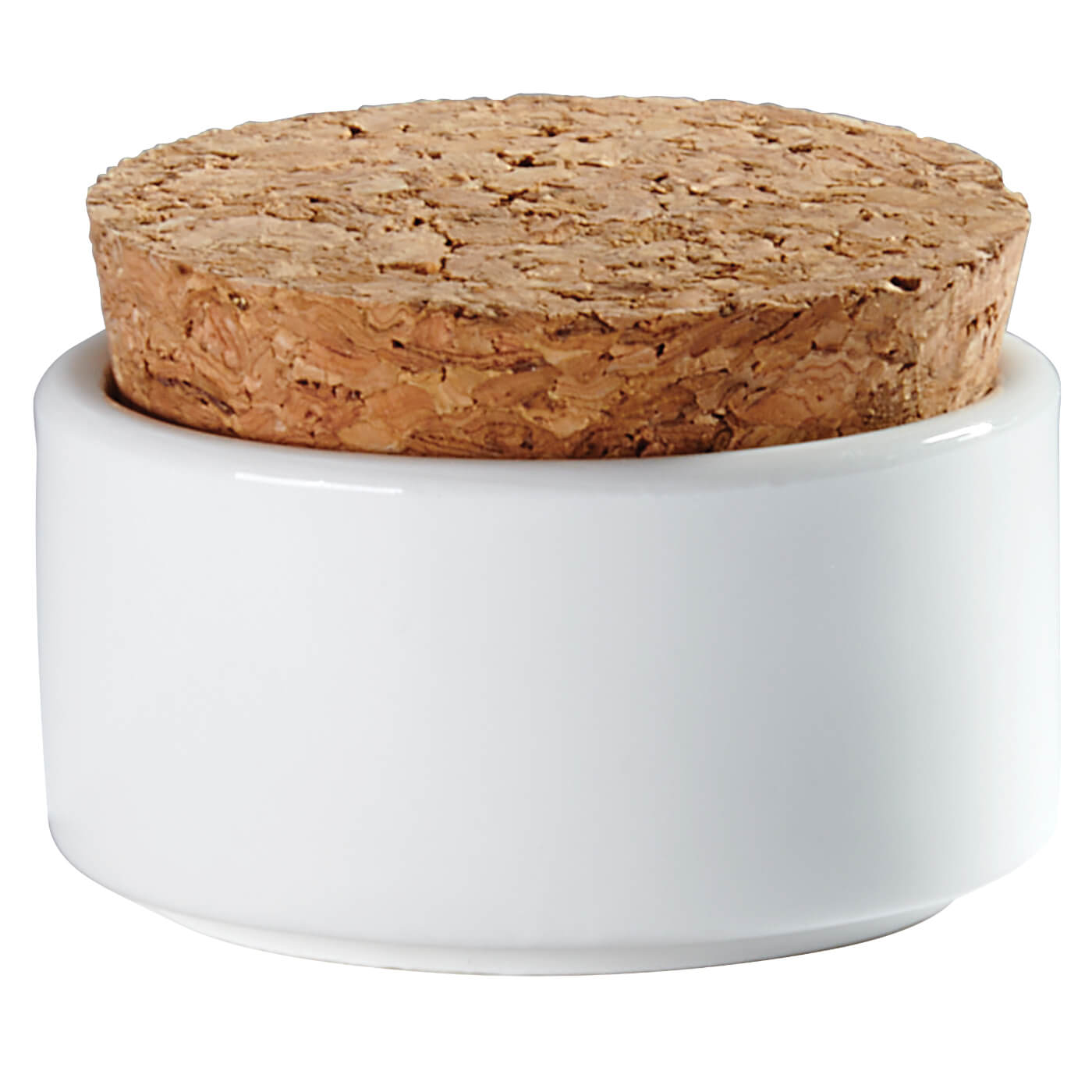 DL Pro Porcelain Jar with Cork Lid, 25 mL/0.8 oz. Item# DL - C630