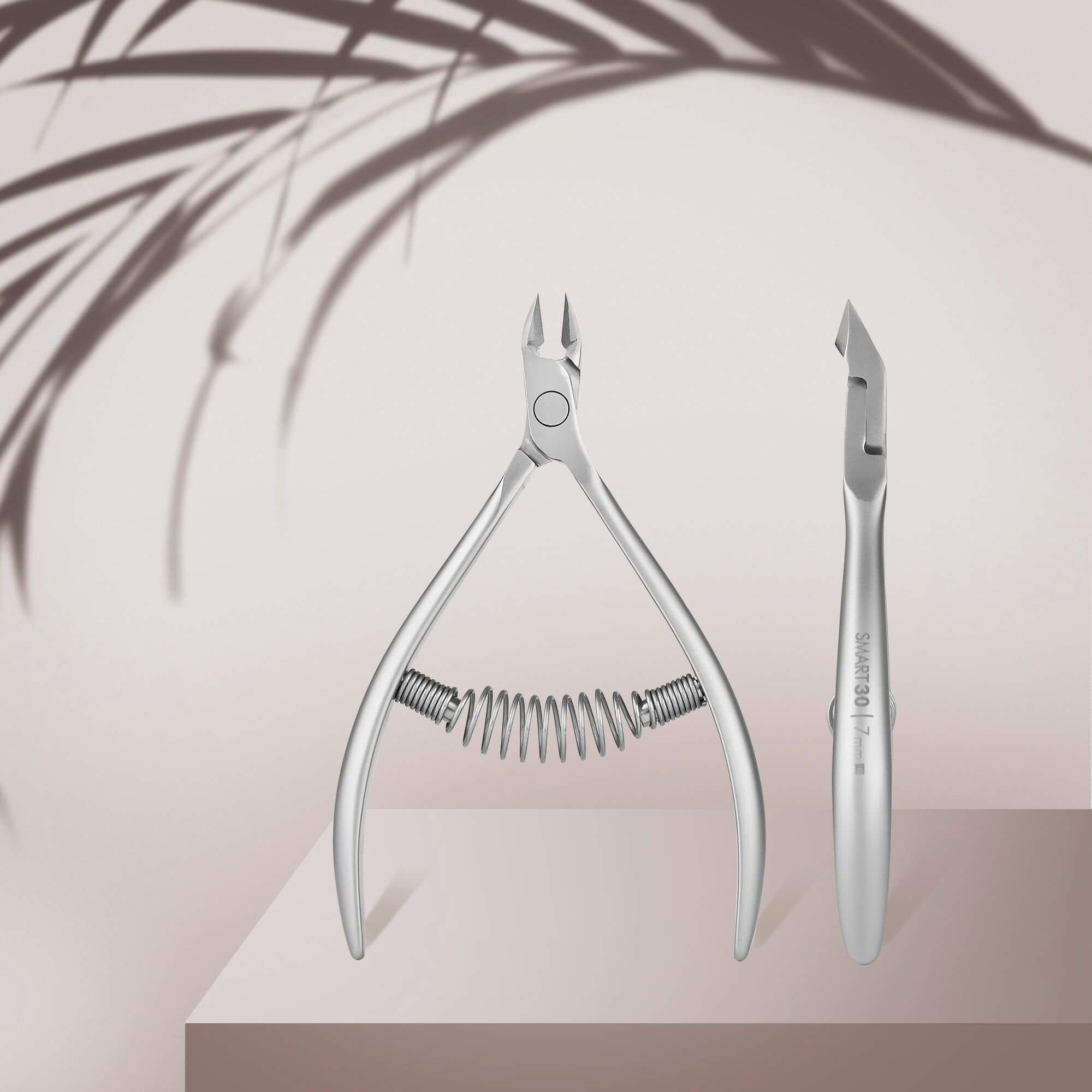 Staleks Cuticle Nail Nipper - Stainless Steel - Square Head - Smart 30 Full Jaw 7mm