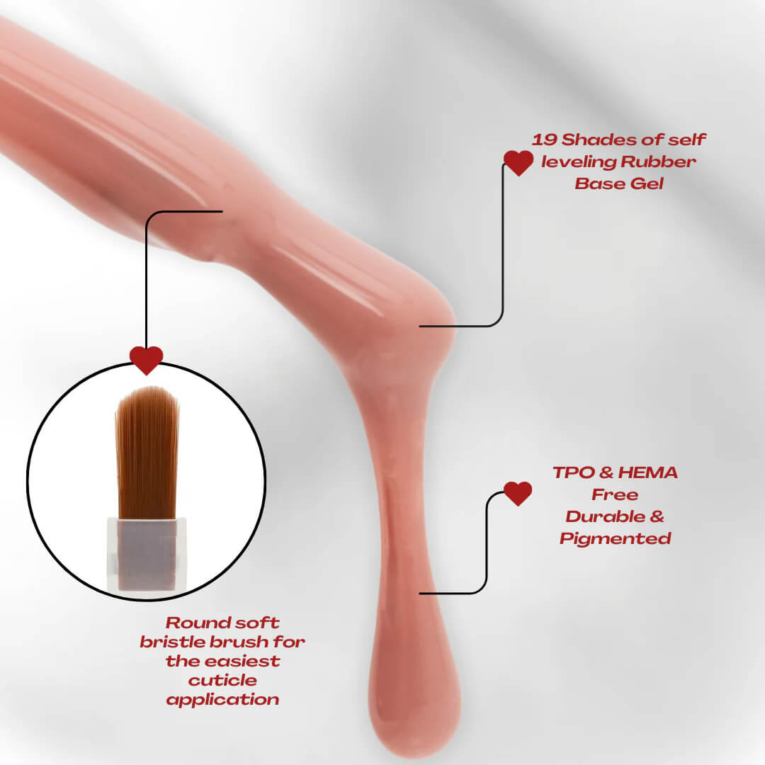 Notpolish Rubber Base Gel THICKIE GEL 0.5 Oz - TG01 Glassy