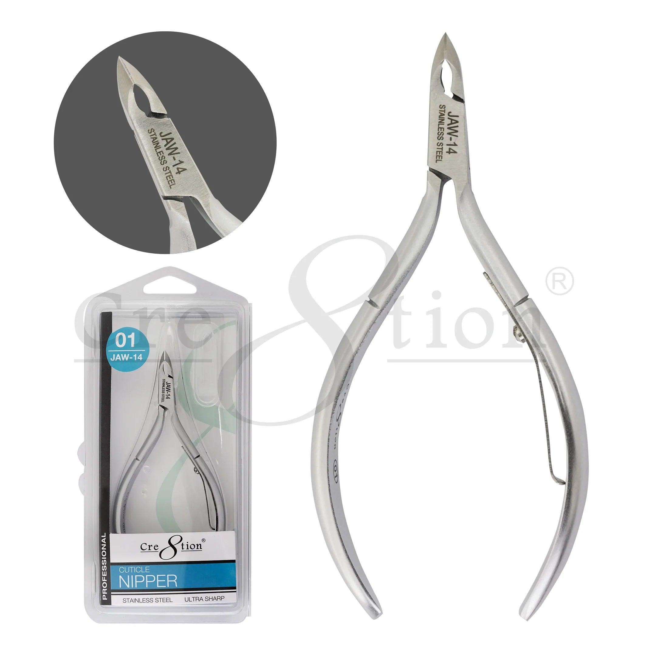 Cre8tion Stainless Steel Cuticle Nipper #01 Jaw 14