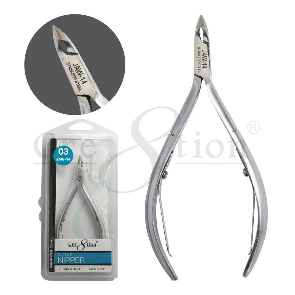 Cre8tion Stainless Steel Cuticle Nipper #03 Jaw 14