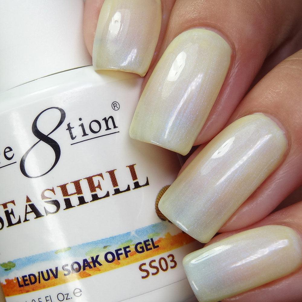 Cre8tion Seashell Soak Off Gel UV/LED 0.5 Fl oz - SS03