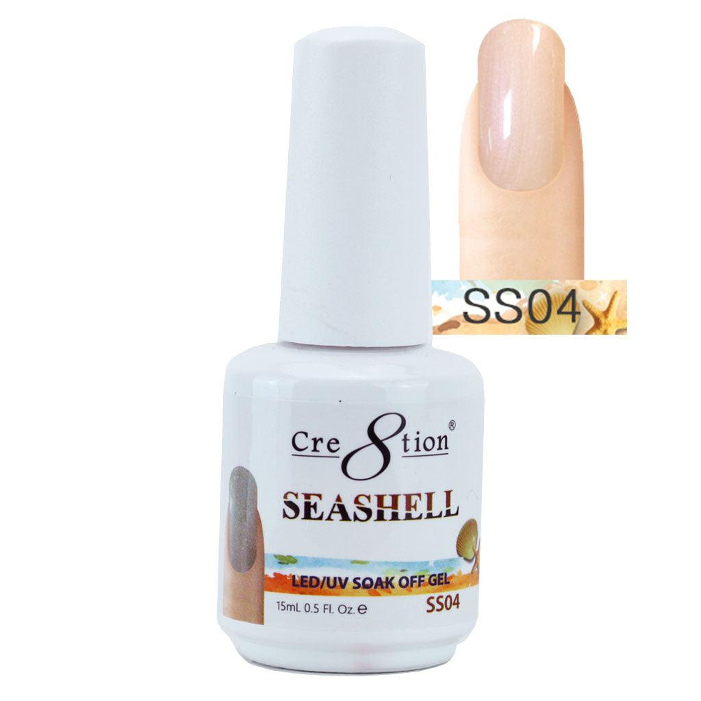 Cre8tion Seashell Soak Off Gel UV/LED 0.5 Fl oz - SS04