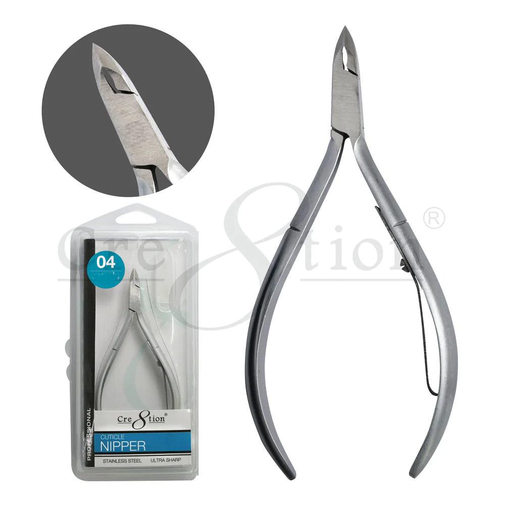 Cre8tion Stainless Steel Cuticle Nipper #04 Jaw 16