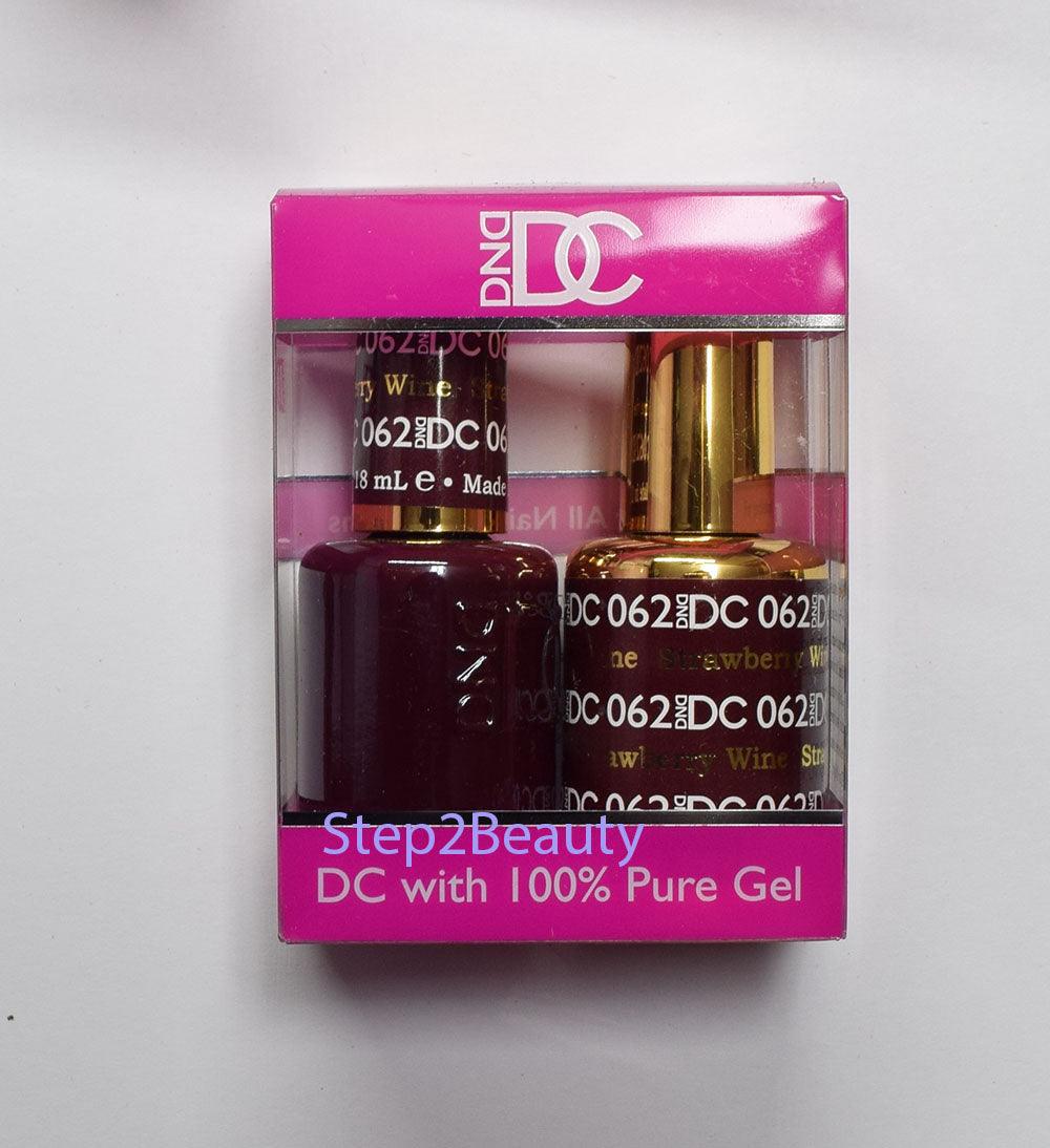 DND DC - Gel Polish & Matching Nail Lacquer Set - #062 STRAWBERRY WINE