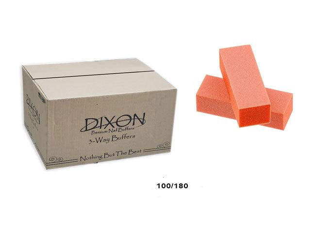 Dixon Orange Buffer White Grit Premium 3-Way |100/180 (CASE 500 pcs)