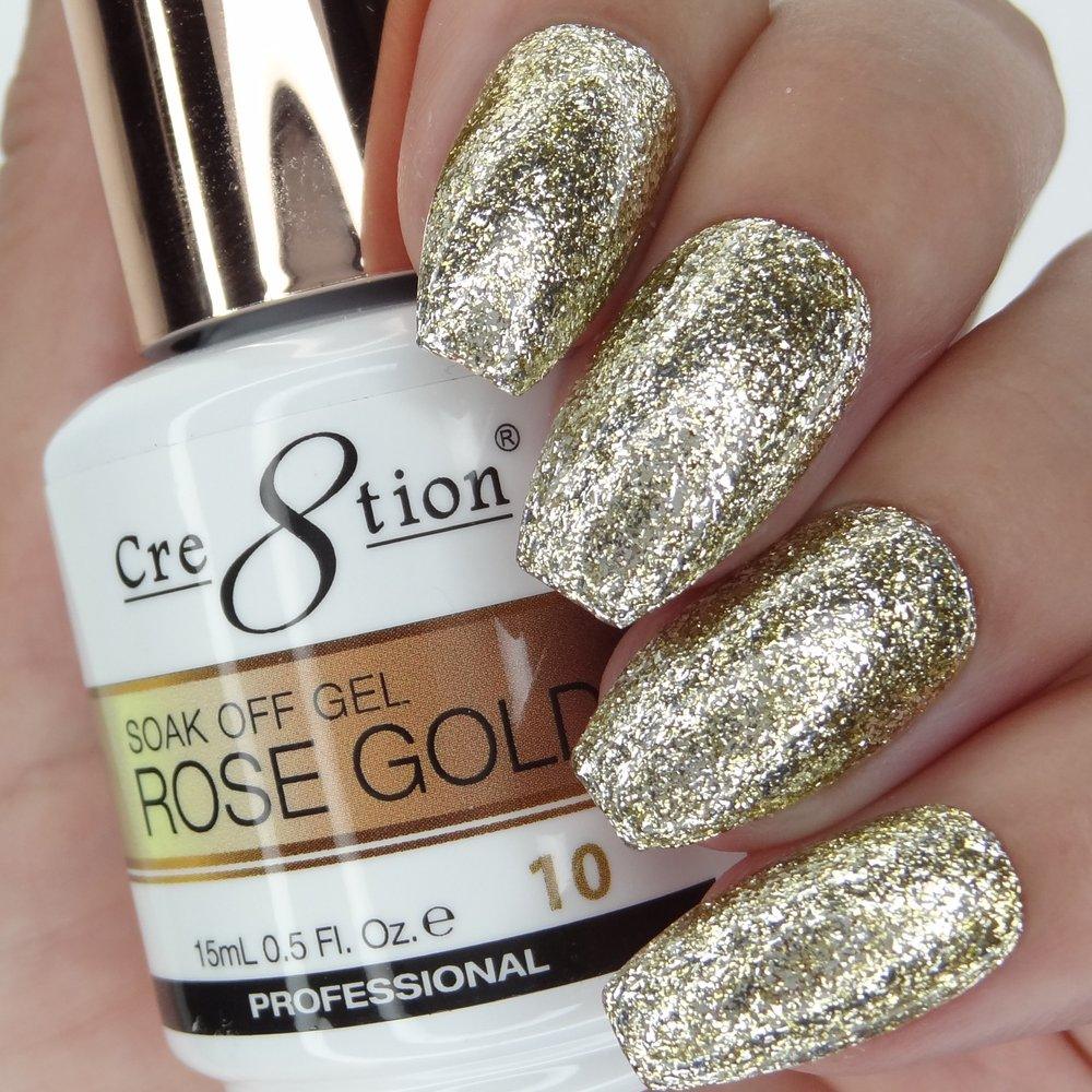 Cre8tion Soak Off Gel Rose Gold Collection 0.5 Oz - #10