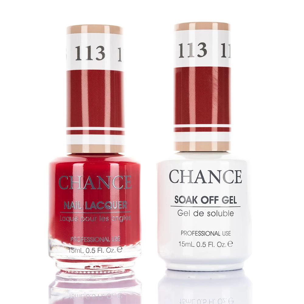 Chance Duo Gel & Matching Lacquer 0.5oz - Set of 5 colors (117 - 123 - 113 - 136 - 111)