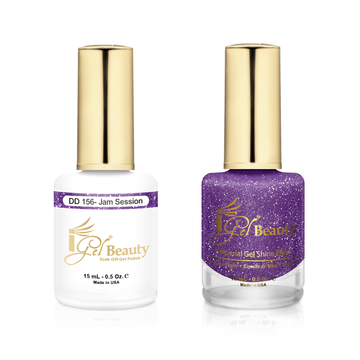 IGel Duo Gel Polish + Matching Nail Lacquer DD 156 JAM SESSION