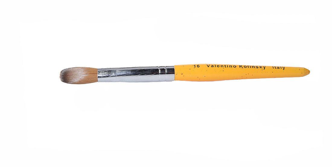 Acrylic Nail Brush - Valentino Crimped Size #16