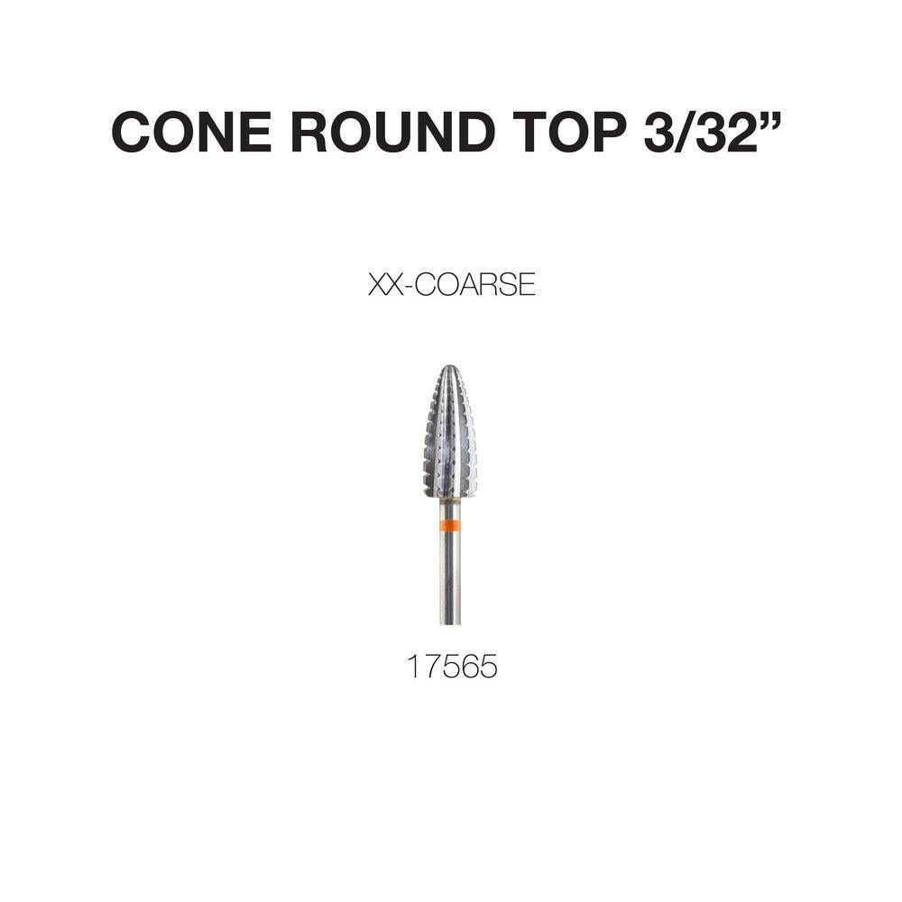 Drill Carbide Bit 3/32'' Shank  | Cre8tion 17565 - Cone Round Top - XX-Coarse
