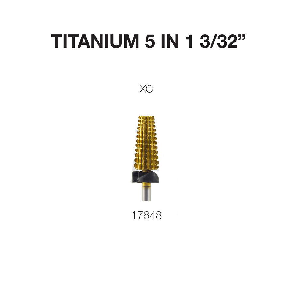 Nail Drill Carbide Bit 3/32'' Shank  | Cre8tion 17648 - Titanium XC