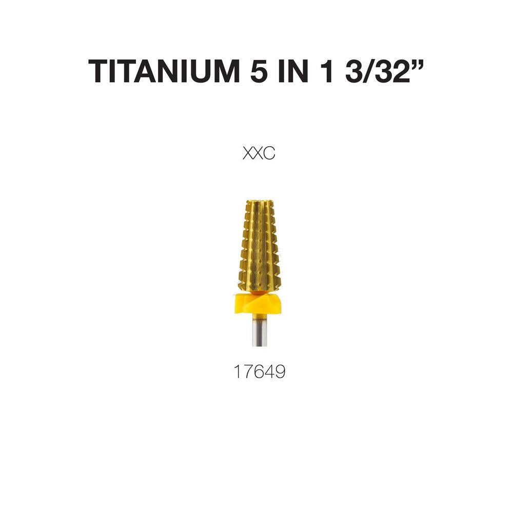 Nail Drill Carbide Bit 3/32'' Shank  | Cre8tion 17649 - Titanium XXC