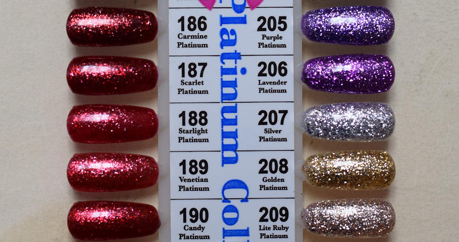 DND DC Platinum Soak Off Gel LED/UV 0.5 oz #187 SCARLET