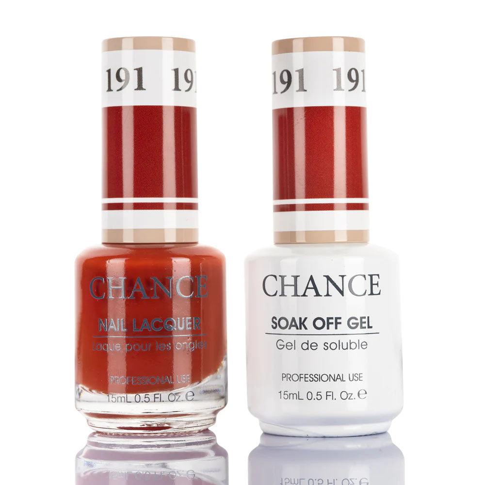 Chance Duo Gel & Matching Lacquer 0.5oz - Set of 5 colors (181 - 191 - 195 - 185 -182)