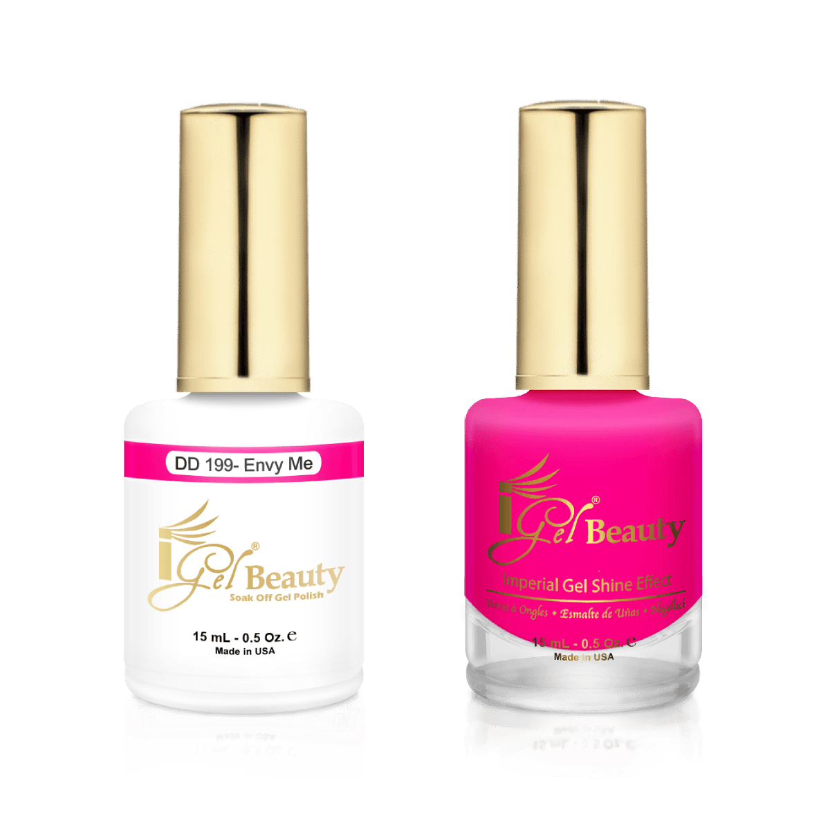 IGel Duo Gel Polish + Matching Nail Lacquer DD 199 ENVY ME