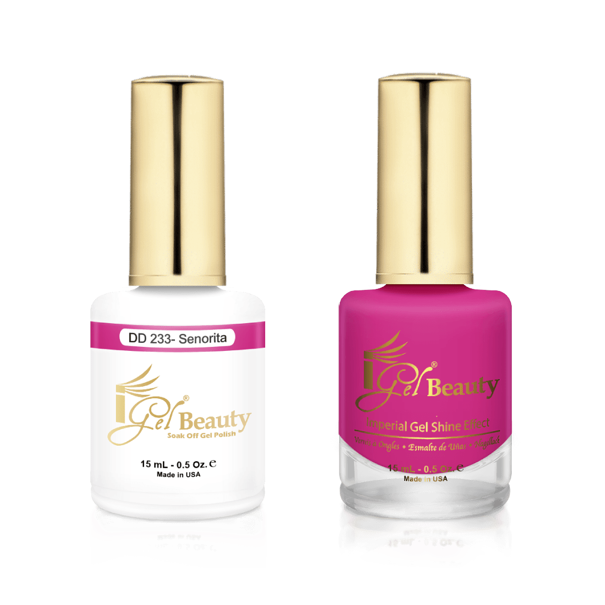 IGel Duo Gel Polish + Matching Nail Lacquer DD 233 SENORITA