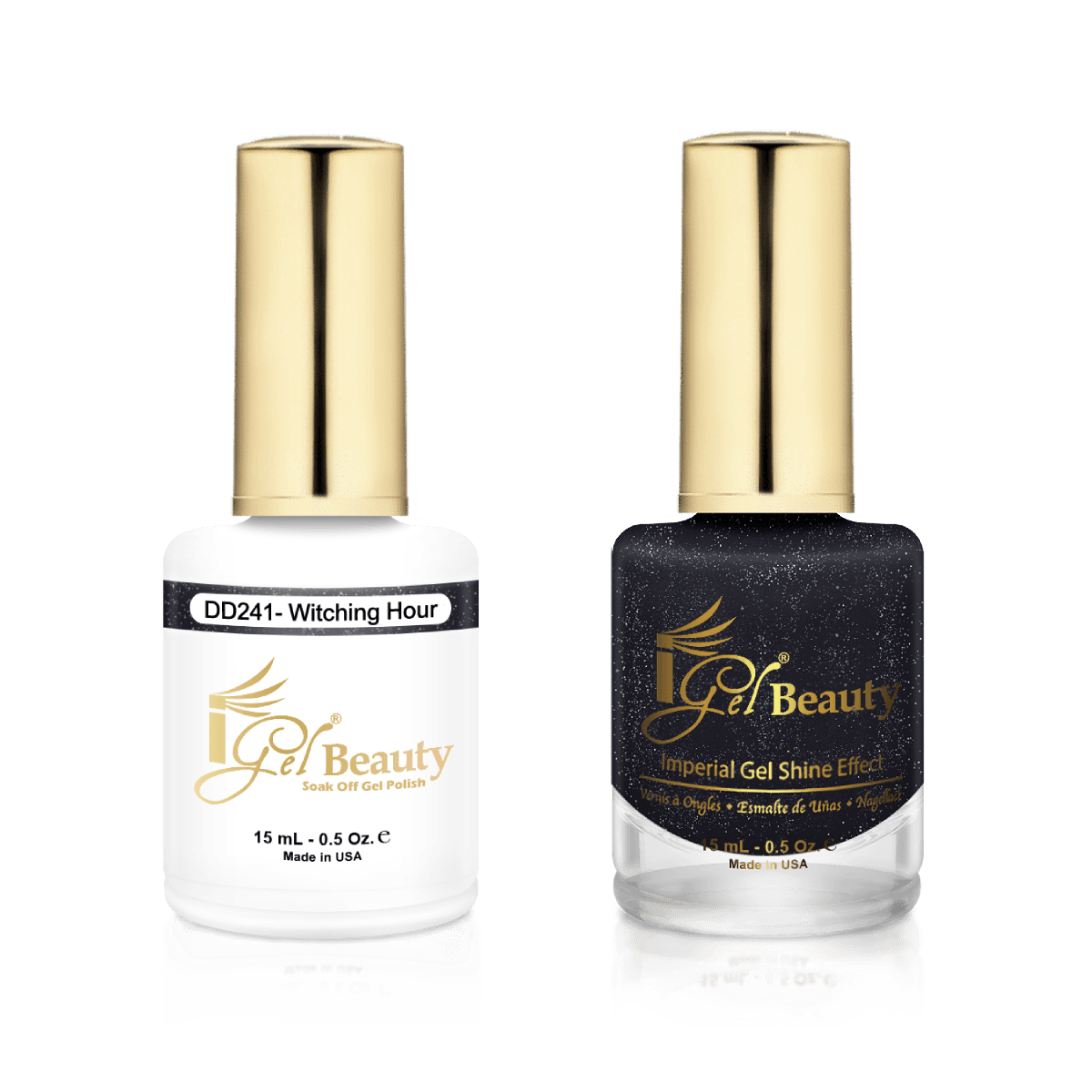 IGel Duo Gel Polish + Matching Nail Lacquer DD 241 WITCHING HOUR