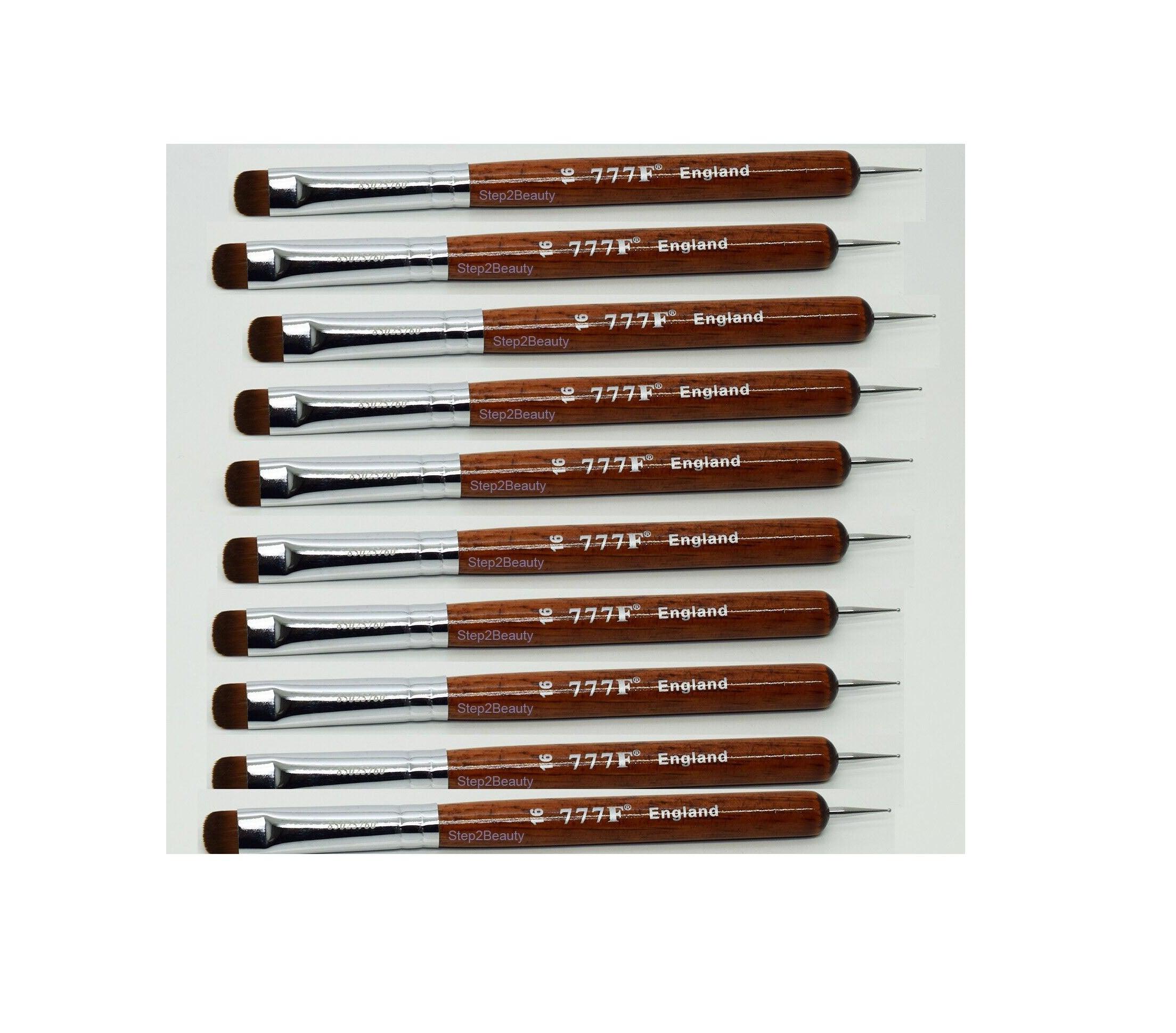 French Brush 777F - With Dotting Tool #16 (Pack of 10)