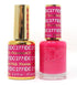 DND DC - Gel Polish & Matching Nail Lacquer Set - #277 FLUORESCENT PINK