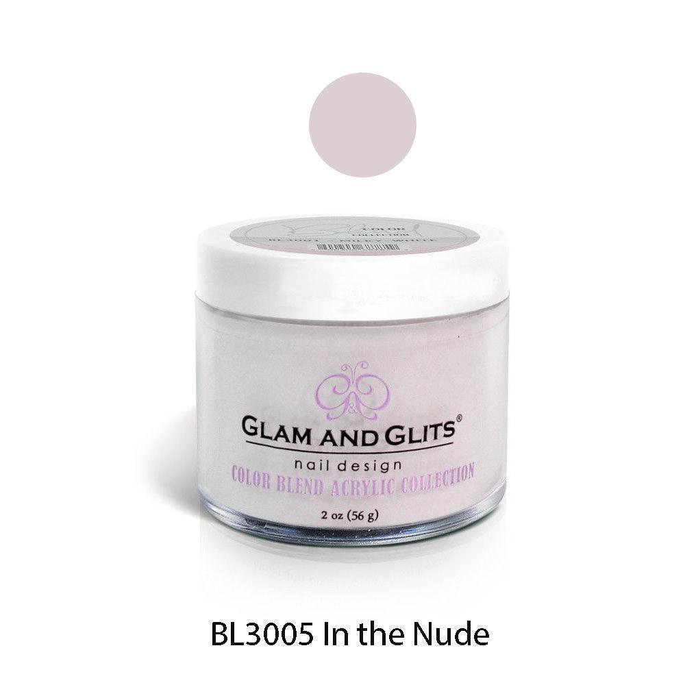 Glam and Glits BLEND Ombre Acrylic Marble Nail Powder 2 oz - BL3005 IN THE NUDE