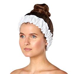 Scalpmaster Elasticized Spa Headband - White (3059)