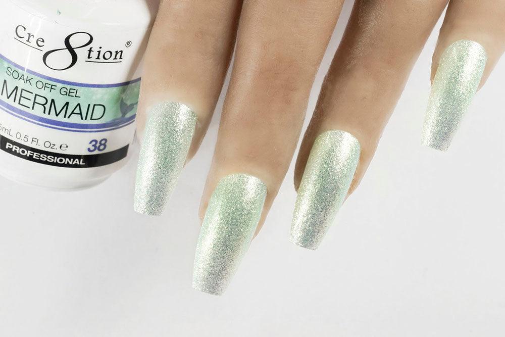 Cre8tion Soak Off Gel - Mermaid Collection #38